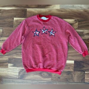 ID Sport Vintage Oversized Star Sweater size Medium